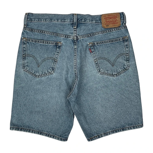 Levis Denim Shorts - 33W 9L Light Wash Cotton