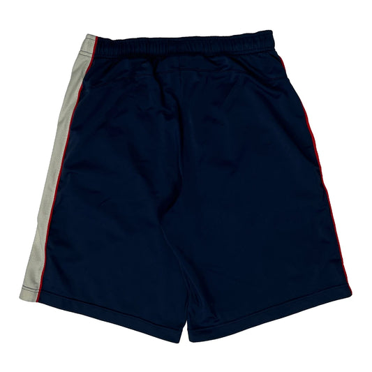 Nike Striped Sport Shorts - Large Navy Polyester