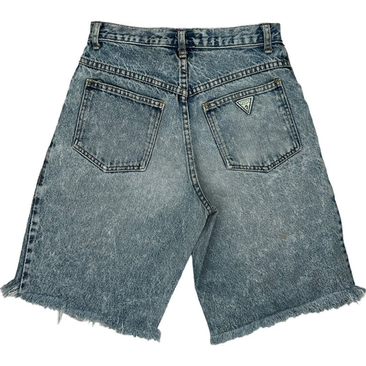 Vintage Guess George's Marciano Vintage Denim Shorts - 27" Waist - Blue Cotton