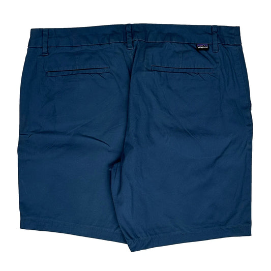 Patagonia Chino Shorts - 33W 8L Blue Cotton