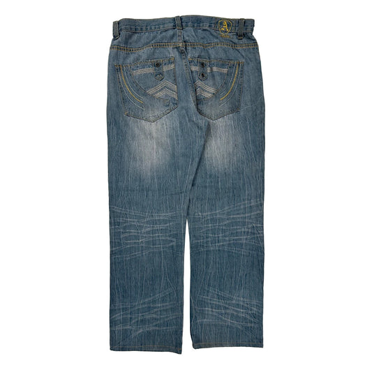 Unbranded Jeans - 36W 34L Blue Cotton