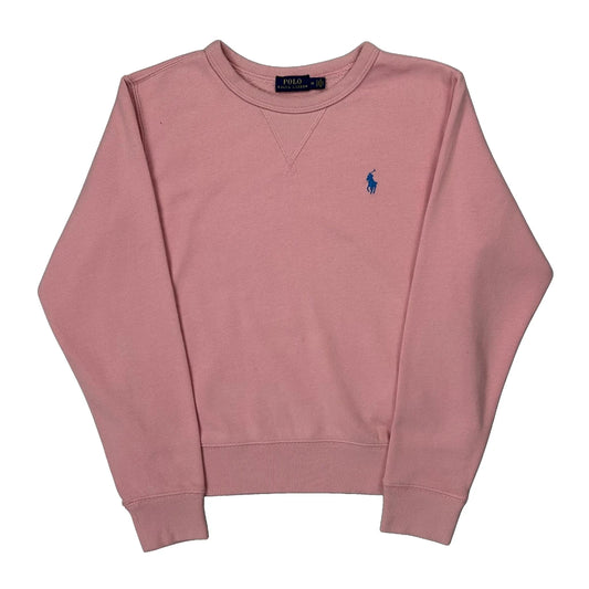 Polo By Ralph Lauren Sweatshirt - Medium Pink Cotton