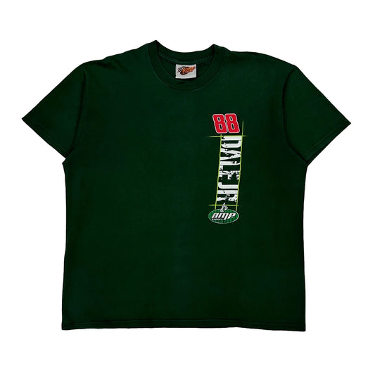 Dale Jr. Winners Circle Nascar T-Shirt - Large Green Cotton