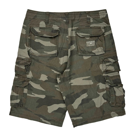 Ecko Unltd Camo Cargo Shorts - 34W 11L Camo Cotton