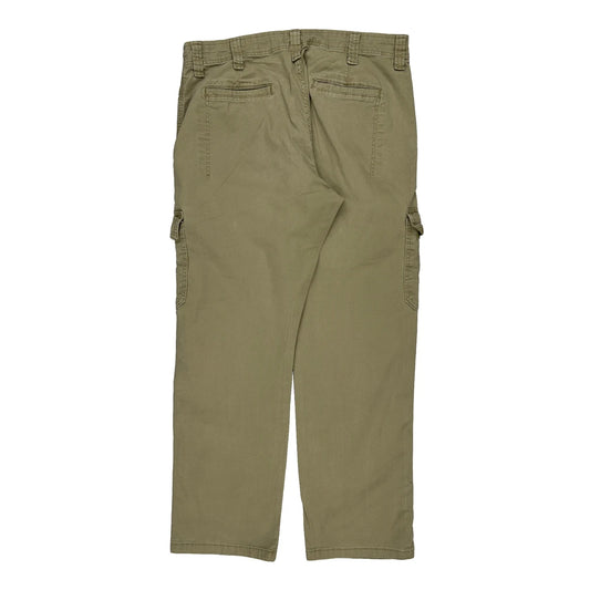 Wrangler Cargo Trousers - 33W 30L Khaki Cotton