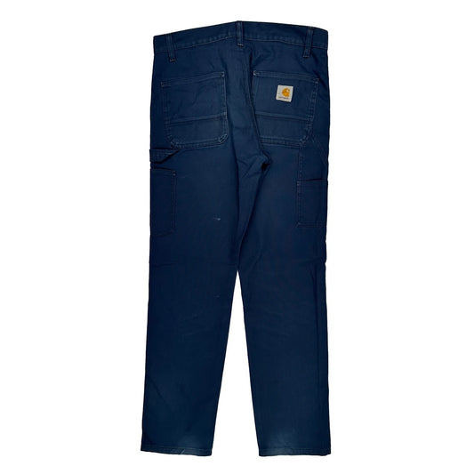 Carhartt Carpenter Trousers - 33W 32L Blue Cotton