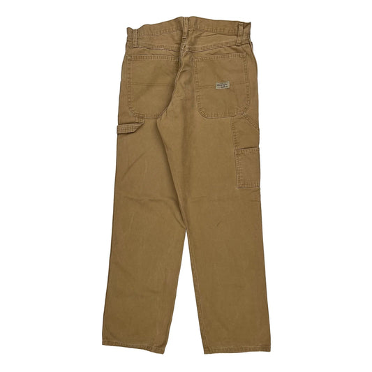 Wrangler Carpenter Trousers - 32W 32L Brown Cotton