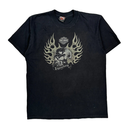 St. Croix Harley Davidson Harley Davidson Graphic T-Shirt - XL Black Cotton