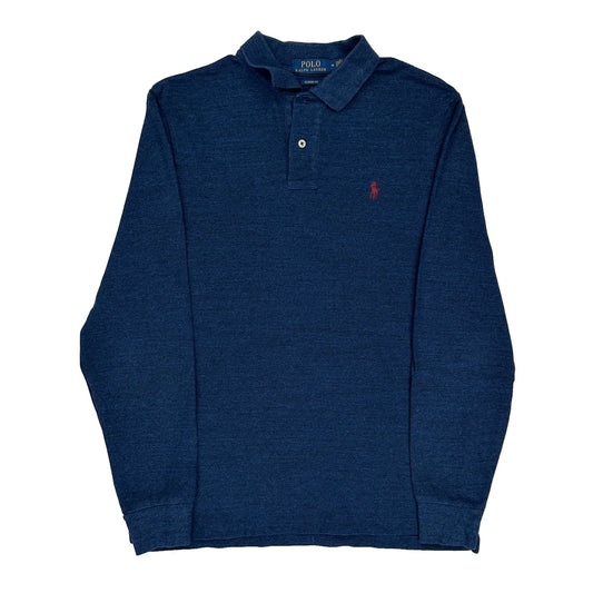 Polo By Ralph Lauren Polo Shirt - Medium Blue Cotton