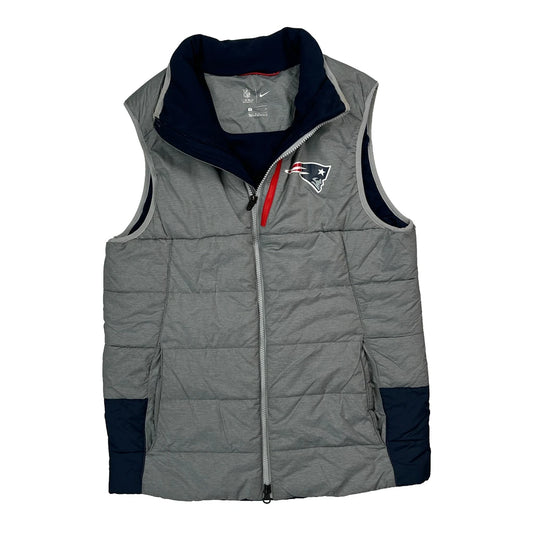 New England Patriots Nike Nfl Gilet - Small Grey Polyester