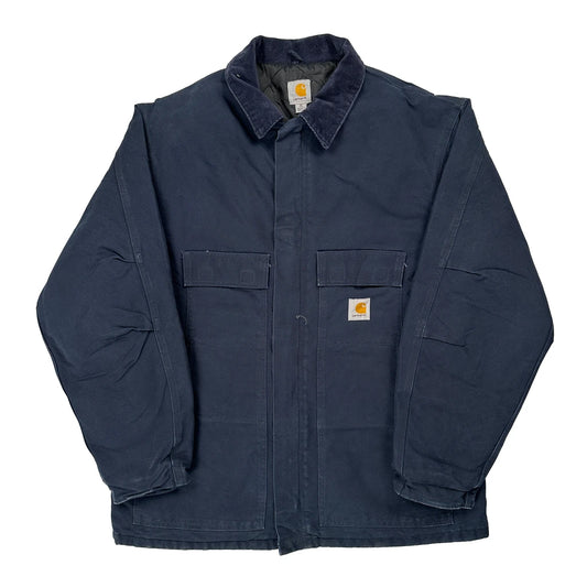 Carhartt Tall Jacket - XL Navy Cotton