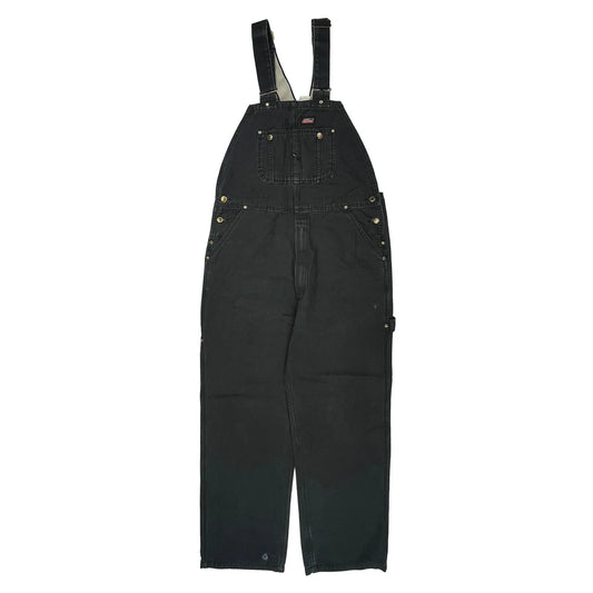 Dickies Overalls - 36W 32L Black Cotton