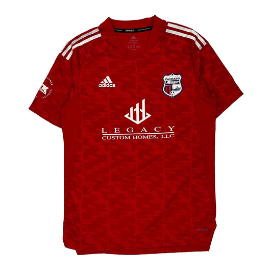 Chicago Magic Adidas Football Shirt - Medium Red Polyester