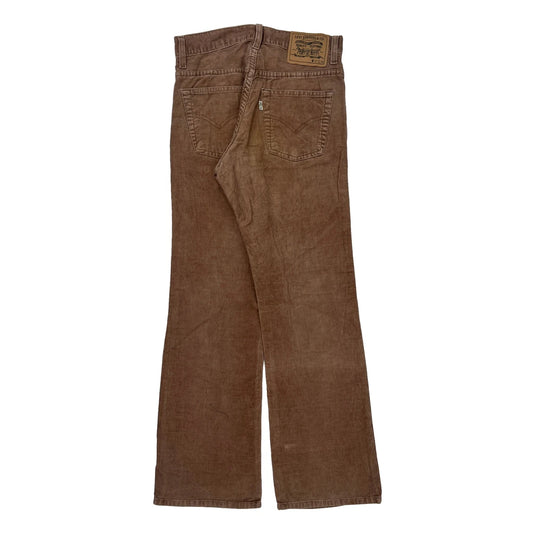 Levis Cord Trousers - 27″ Waist Brown Corduroy