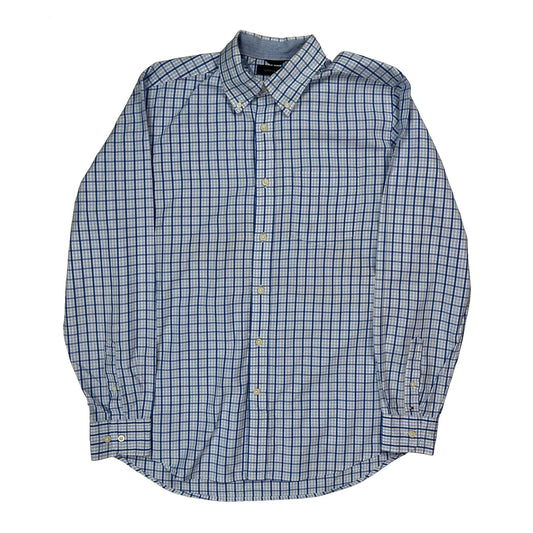 Tommy Hilfiger Checked Shirt - Medium Blue Cotton