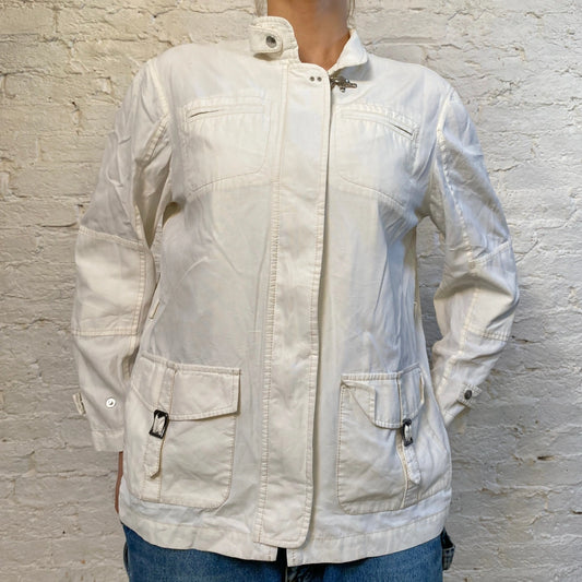 Vintage white Fay Jacket - womens medium