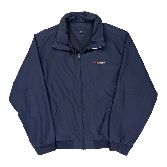 Tommy Hilfiger Bomber Jacket - Medium Navy Nylon