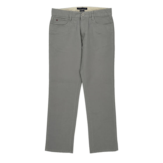Tommy Hilfiger Slim Fit Chinos - 32W 29L Grey Cotton