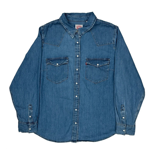 Levis Denim Shirt - XL Blue Denim