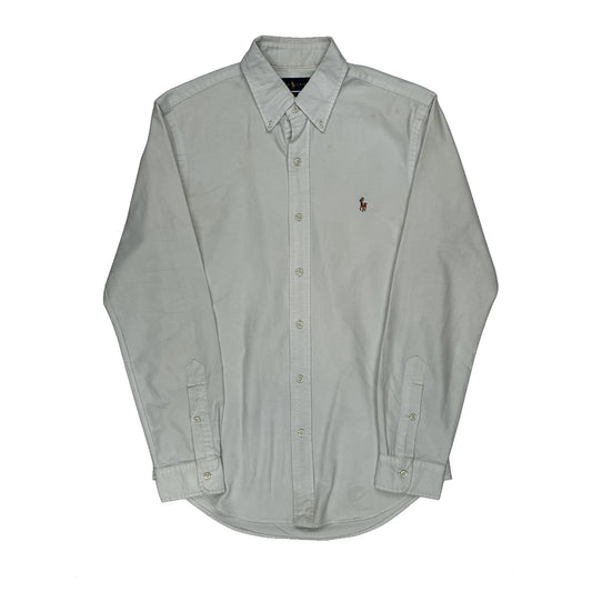 Ralph Lauren Slim Fit Shirt - Small White Cotton