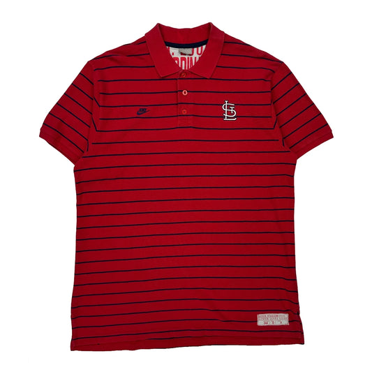 St. Louis Cardinals Nike Mlb Polo Shirt - XL Red Cotton