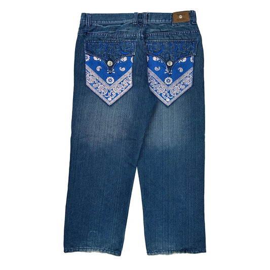 Makaveli Jeans - 37W 32L Blue Cotton