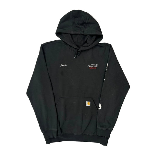 Red'S Garage Carhartt Graphic Hoodie - Medium Black Cotton
