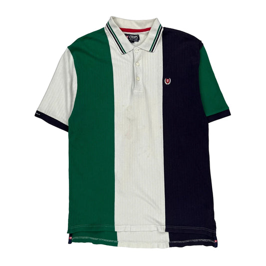 Chaps Ralph Lauren Striped Polo Shirt - XL Black Cotton