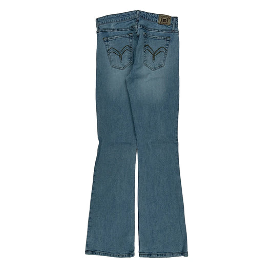 Levis Boot Cut Jeans - 28W UK 8 Light Wash Cotton