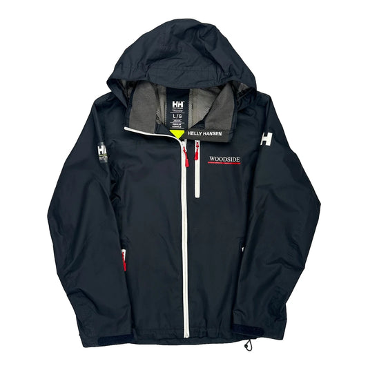 Woodside Helly Hansen Waterproof Jacket - Large Black Polyester