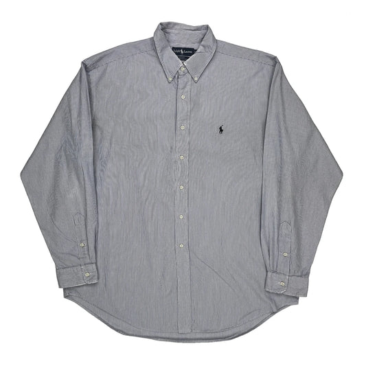 Blake Ralph Lauren Striped Shirt - XL Blue Cotton