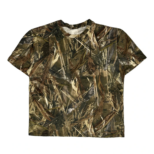 Realtree Camo T-Shirt - Large Camo Cotton