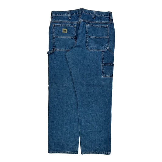 Lee Carpenter Jeans - 36W 32L Blue Cotton