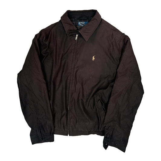 Polo By Ralph Lauren Harrington Jacket - Large Black Cotton