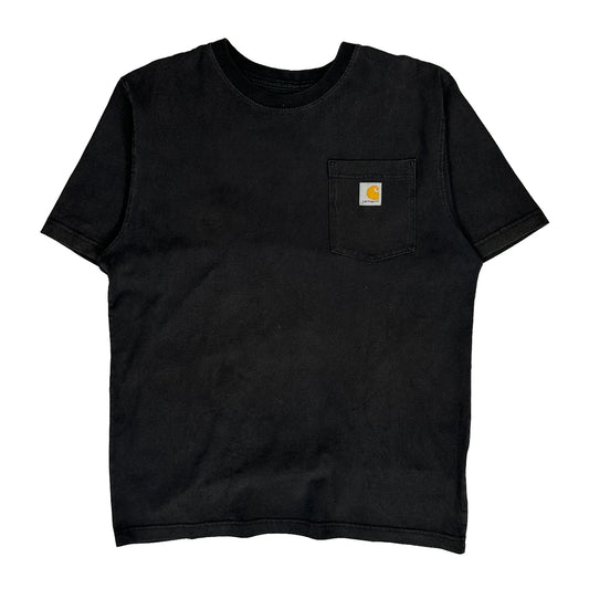 Carhartt T-Shirt - Medium Black Cotton