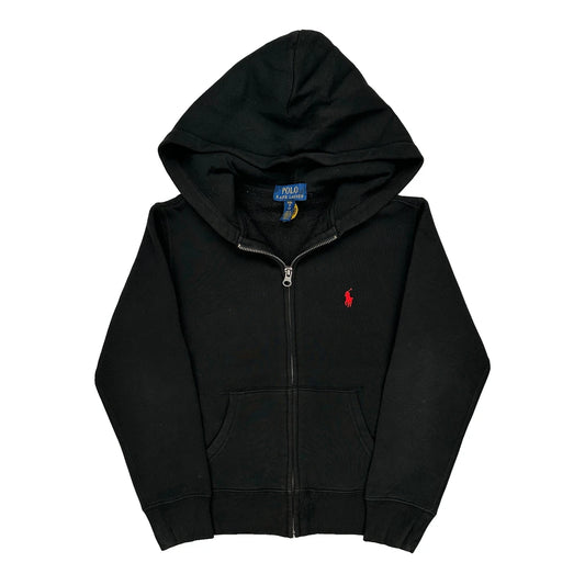 Age 6-7 Polo By Ralph Lauren Hoodie - Small Black Cotton