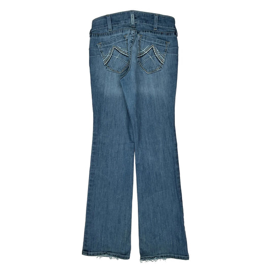 Y2K Ariat Boot Cut Jeans - 29W UK 8 Blue Cotton