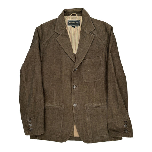 Marlboro Classics Blazer - Large Brown Cotton