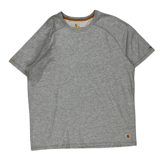 Carhartt T-Shirt - XL Grey Cotton