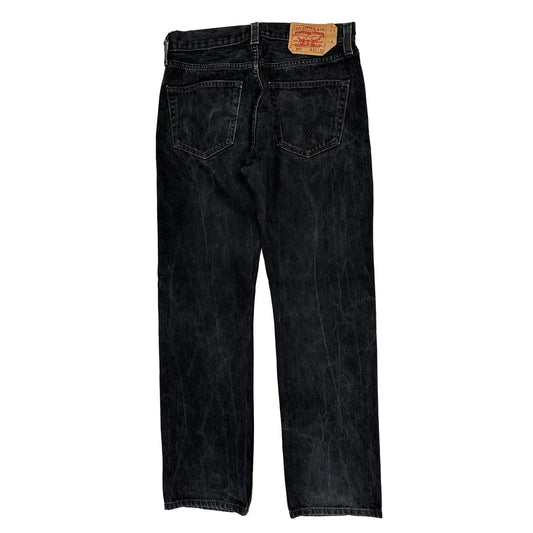 501 Levis Jeans - 32W 32L Black Cotton