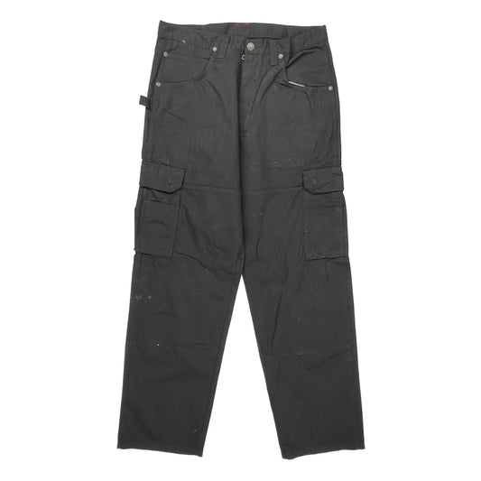 Unbranded Cargo Cargo Trousers - 34W 30L Black Cotton