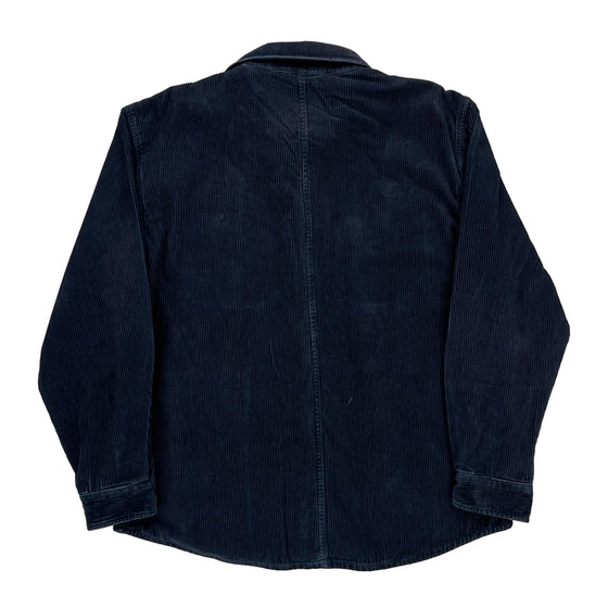 Carhartt Cord Shirt - Large Navy Cotton