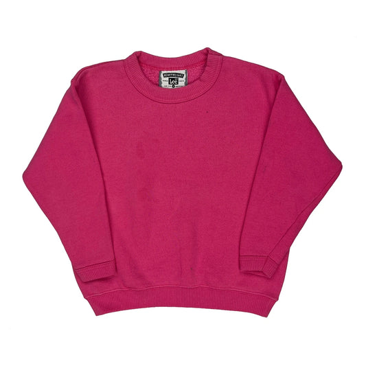Kids Lee Sweatshirt - Large Pink Cotton