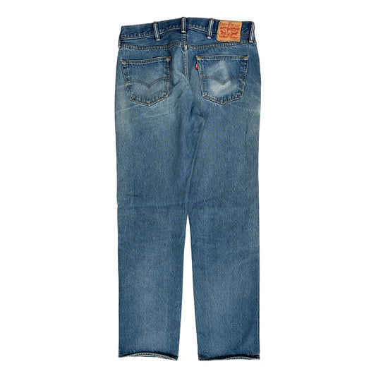 501 Levis Jeans - 34W 34L Blue Denim