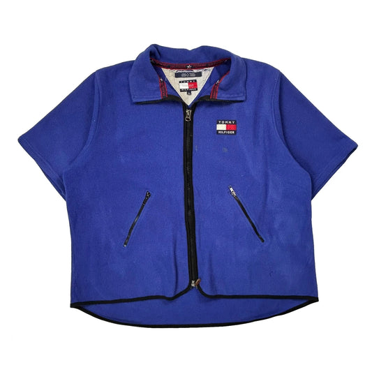 Tommy Hilfiger Fleece Jacket - XL Blue Polyester