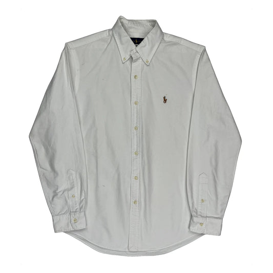 Ralph Lauren Shirt - Medium White Cotton