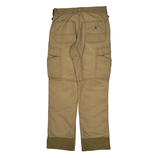 Carhartt Cargo Trousers - 30W 31L Beige Cotton