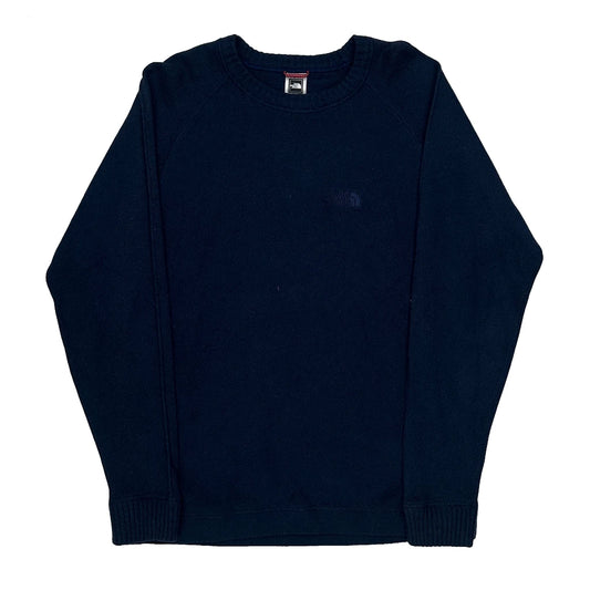 The North Face Jumper - Large Navy Cotton