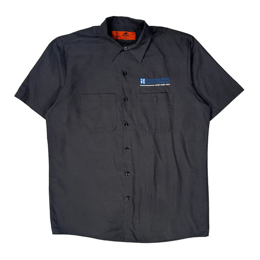 Red Kap Short Sleeve Shirt - Large Black Polyester Blend