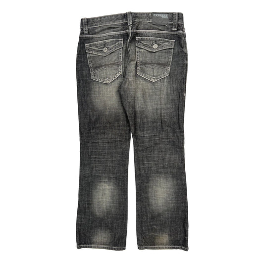 Express Jeans - 36W 30L Grey Denim